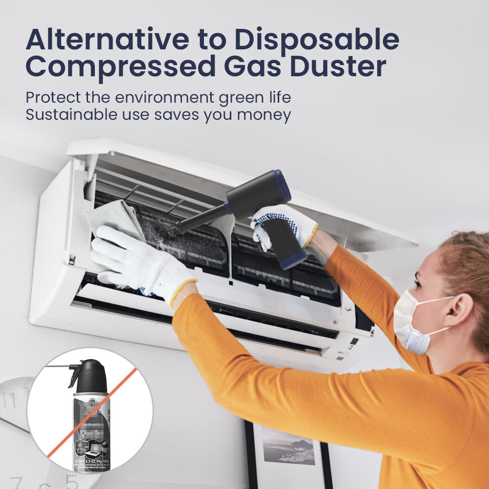 Compressed Air Duster -Computer Mainframeand Keyboard Cleaner-Tankless Air Duster